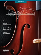 Expressive Sight-Reading for Orchestra, Vol. 2 Violin 1 string method book cover